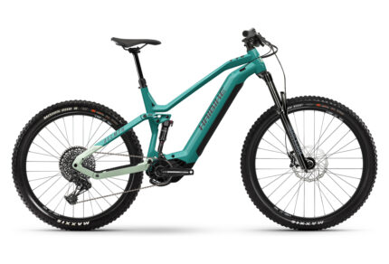 Haibike ALLMTN 2 Bicicletta elettrica a sospensione completa Sram SX-Eagle 12V 29''/27,5'' Aqua Green 2023