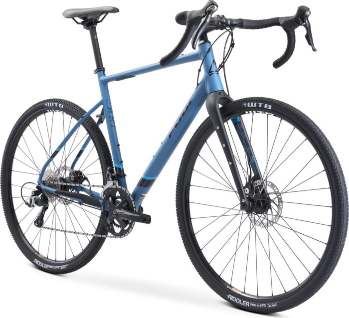 Bicicletta Gravel Fuji Jari 2.1 Blu Jean Mat.2